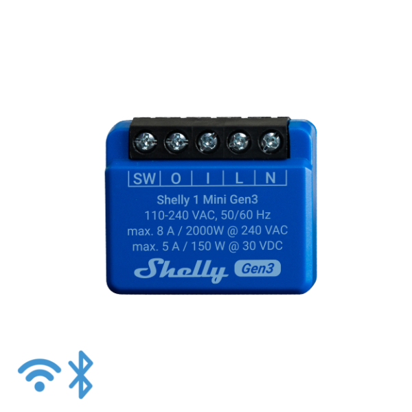 Shelly Plus 1 Mini 3ª Gen