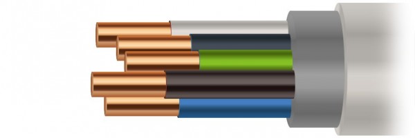Synergy 21 LED Kabel - PVC-Kabel 5x 1,0mm2 Konfektionierung