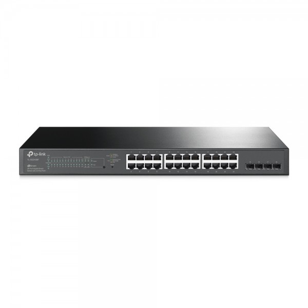 TP-Link SG2428P Switch Smart Gigabit JetStream de 24 puertos PoE+ y 4 ranuras SFP