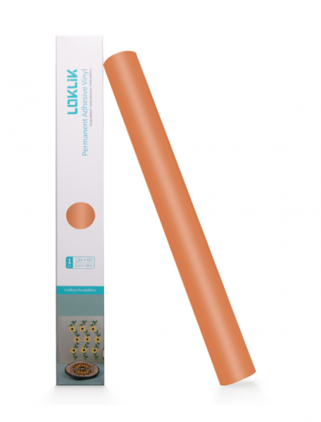 LOKLIK Vinilo adhesivo permanente Mate naranja