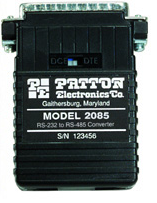 Patton 2089 RS232/RS485 CONVERTER,DB9F/RJ11