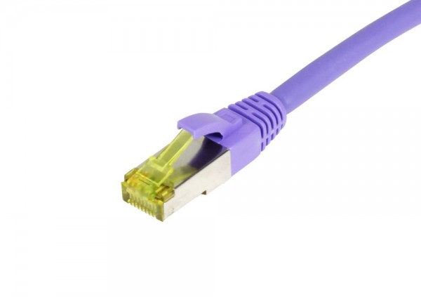 Synergy 21 Latiguillo CAT6A lila, 15cm Ultraflex
