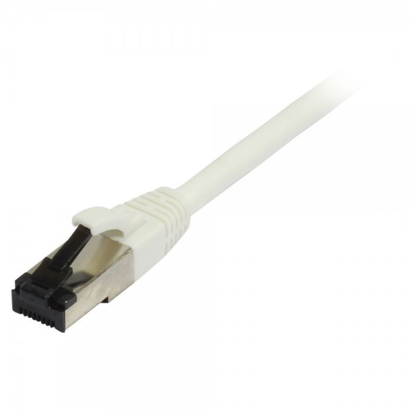 Patchkabel RJ45, CAT8.1 2000Mhz, 2m, weiss, S-STP(S/FTP), TPE/LSZH(SuperFlex), AWG26, Synergy 21