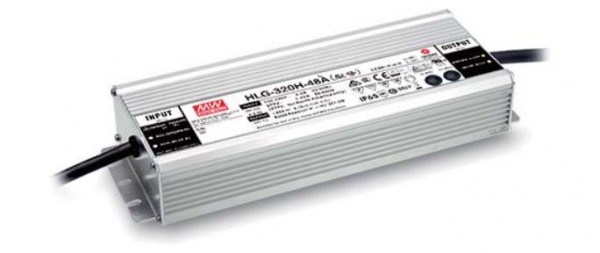 Mean Well HLG-320H-48B Alimentación 48V/320W IP65 Regulable