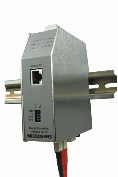 Microsens Industrie-Medienkonverter Fast Ethernet 100Base-FX