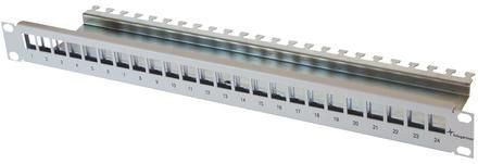 Telegärtner Modulträger, Patchpanel, f. 24xAMJ/AMJ-S-Mod./Kupp