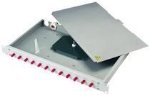 Telegärtner LWL, Patchpanel Rangierverteiler, 19&quot;,12xST-Simplex, BASIS eco,