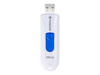 Transcend JetFlash 790 Pendrive 256GB, blanco
