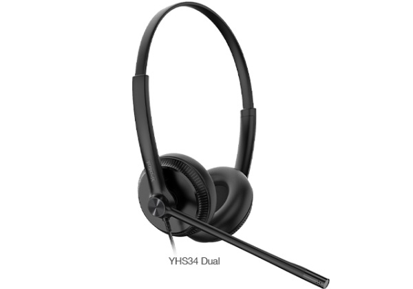 Yealink YHS34 Auricular Duo con QD/RJ9
