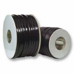 Kabel TK Flach 8 pol. 100m SCHWARZ, flex, Flachkabel, Spule