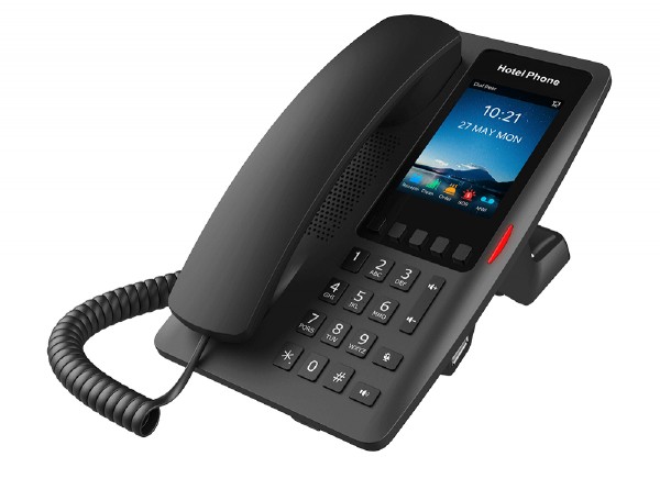 Fanvil H6W Teléfono IP Wi-Fi para Hotel, negro