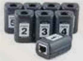 Psiber CableMaster 45X, zbh. Set mit 7 (#2-8) Link/Kabel-Id