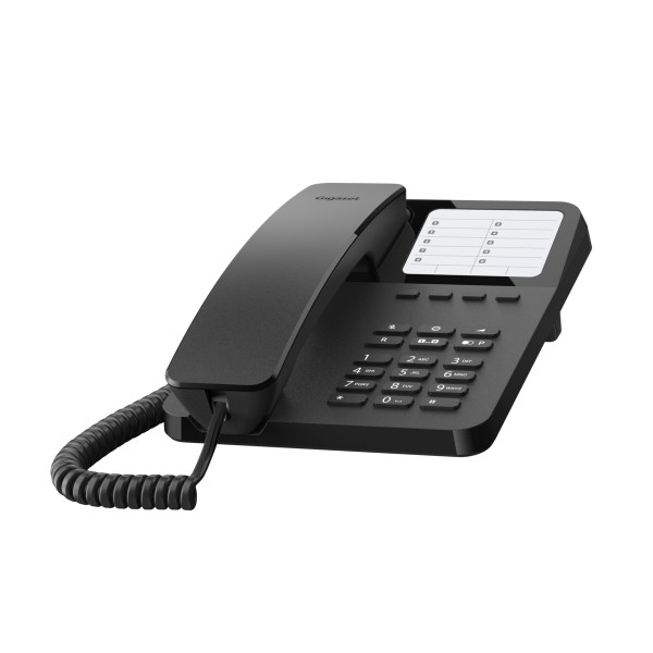 Gigaset DESK 400 Teléfono analógico, negro