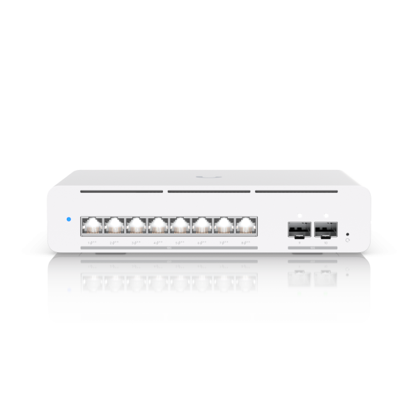 Ubiquiti Switch full managed Layer3 10 Port Â• 8x 10 GbE Â• PoE Budget 155W Â• 8x PoE bt Â• 2x SFP+ Â• Desktop/Wall Â• UniFi Â• USW-Pro-XG-8-PoE
