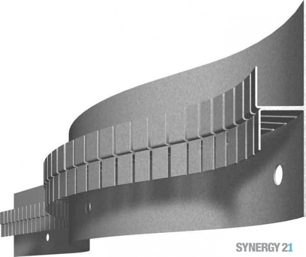 Synergy 21 Perfil de acero galvanizado TIPO-B20 Flex