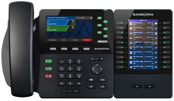 Sangoma Phone, Expansion, EXP150, 20-keys, 2-ages, sidecar for D65