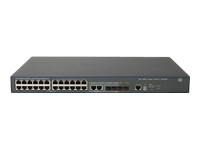 HP Switch 100Mbit, 24xTP, 1000Mbit, 2xSFP, 2xTP/SFP-Slot, 3600-24 v2,