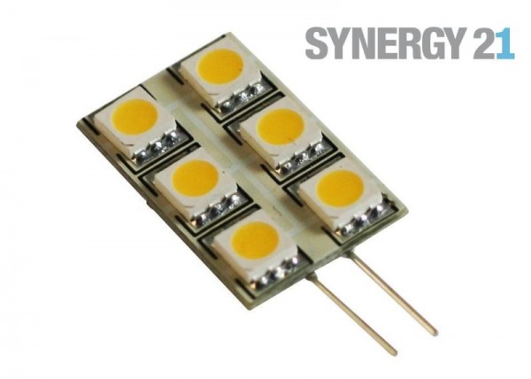 Synergy 21 G4 6SMD, 1,3W, ambar, pins laterales