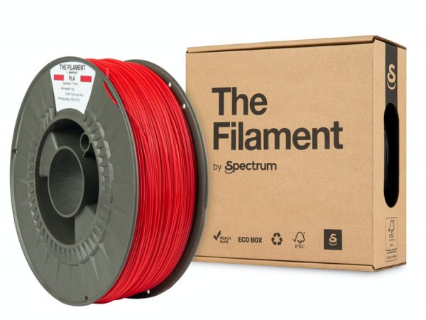 Spectrum The Filament PLA, Rojo Técnico 1.75mm 1kg