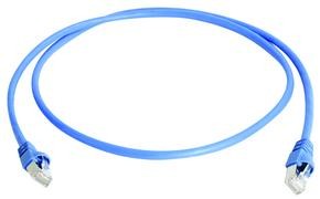 Telegärtner Patchkabel CAT6A, 5m, Blau, 500MHz, PIMF, Halogenfr