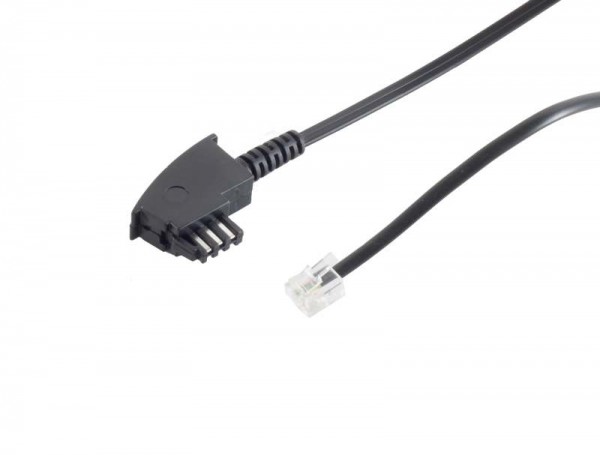 Kabel TK TAE 3m, TAE-F/RJ11, für Import-Telefon