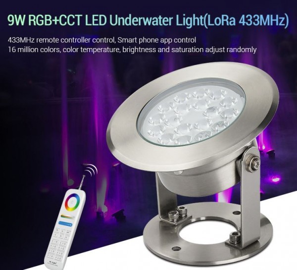 Synergy 21 Foco sumergible LoRa 9W RGB-WW *Milight/Miboxer*
