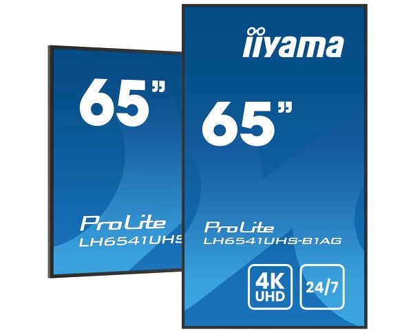 TFT 64,5"/164cm Iiyama ProLite LH6541UHS *schwarz* 16:9 24/7