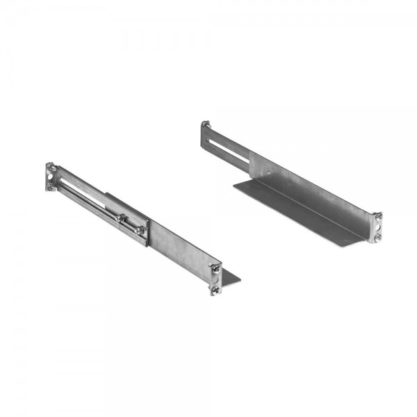 19", zbh. Gleitschienen, teleskopisch, 285-425mm, für Gehäuse Tiefe 600mm
