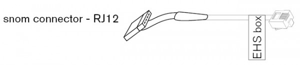 Snom Cable EHS para Jabra/Plantronics para Snom 7xx