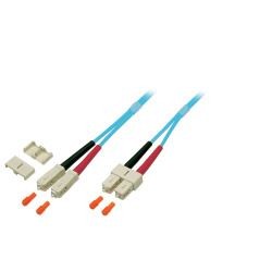 LWL-2-Faser-Patchk. 15mtr.SC-SC, 50/125um, OM3