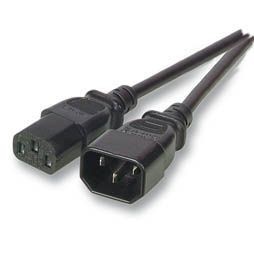 Netzkabel 220V Kaltgeräte IEC-C13(Buchse)/Kaltgeräte IEC-C14
