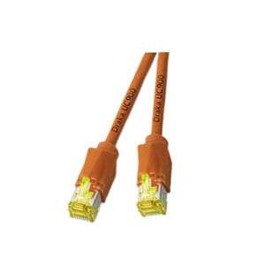 Patchkabel RJ45, CAT6A 500Mhz, 2m, orange; S-STP(S/FTP); ND-UC900+TM31,