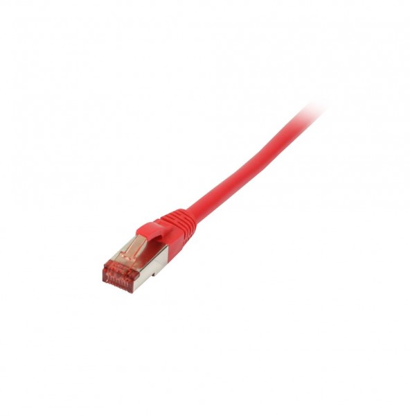 Patchkabel RJ45, CAT6 250Mhz, 0.15m rot, S-STP(S/FTP), TPE/LSZH(Superflex), Synergy 21,