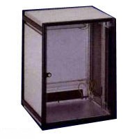 Knürr Schrank klein 21HE,T800mm,T-Nut,Lichtgrau,