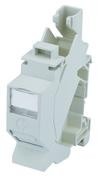 Telegärtner Modulträger, Hutschiene, f. 1xAMJ-S-Modul, 1-Pack