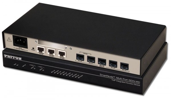 Patton SmartNode 4655, 3 BRI VoIP ADSL2+ IAD, Annex A &amp; B, H