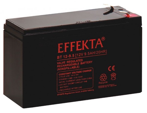Effekta zbh.Batterien, 7AH(9,5),12V, NP/7-12,B65/T150/H93