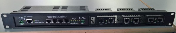 ALLNET 19 &quot;zbh. Estante de instalación universal 1U para aparatos pequeños / 1x soporte Keystone Color negro