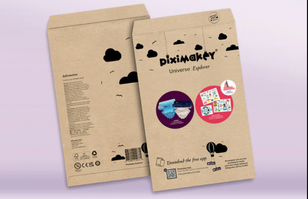 Piximakey Studio Starter Set «Explorador», juego con soporte, figuras y fondos