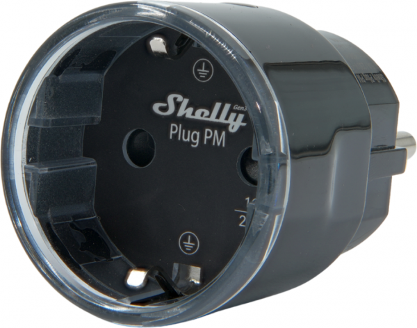 Shelly Plug PM Gen3, negro
