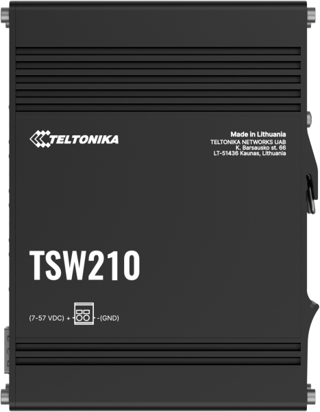 Teltonika TSW210 Switch Gigabit Industrial 8x, 2 SFP