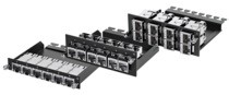 Telegärtner LWL, Baugruppenträger HD3-ES, zbh. Modul 1HE, für 6x AMJ/AMJ-S/AMJ-SL/Cat8.1 und S2G Module,