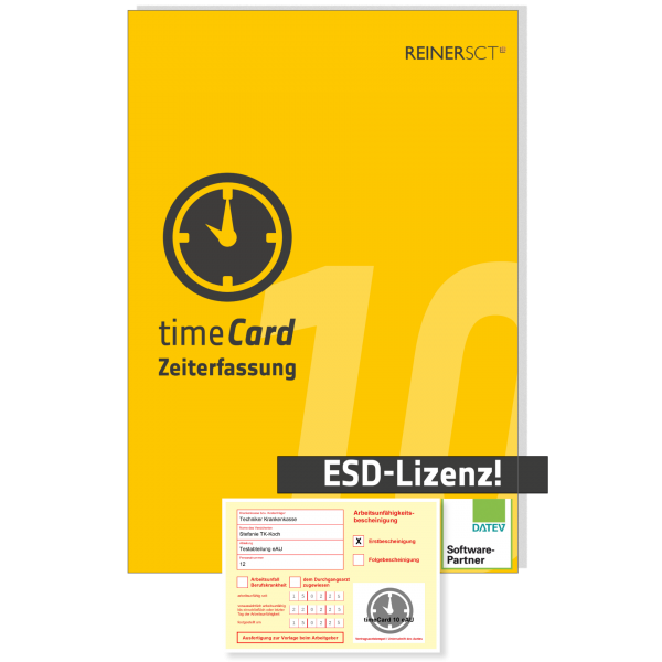 REINER SCT timeCard 10 AU Basisversion ohne Laufzeitbeschränkung - ESD