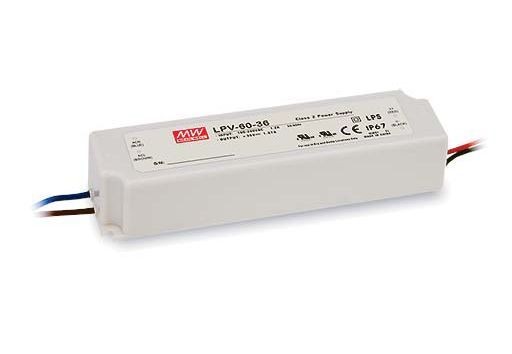 Mean Well LPV-60-24 Alimentación 24V/60W IP67