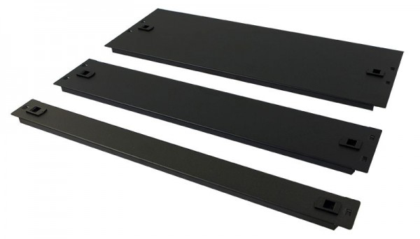 ALLNET Tapa ciega 19&quot; de 2U sin tornillos, negro