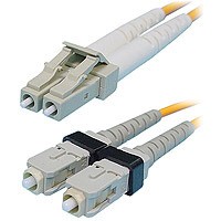 LWL-2-Faser-Patchk. 25mtr.LC-SC, 50/125um,OM2