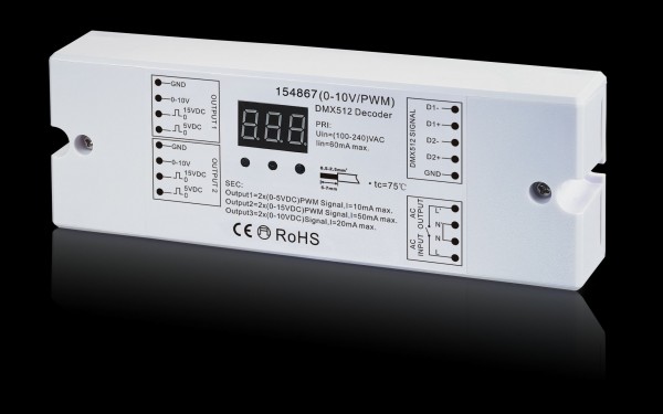 Synergy 21 LED Controller DMX 512 -> 0-10V control output