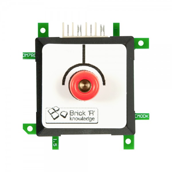 Brick’R’knowledge Adap. de medida 4mm Endpoint Rojo