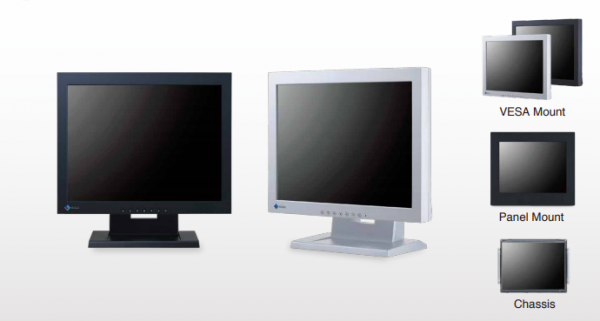 TFT 10,4"Eizo DuraVision Touch Monitor FDX1003T-BK schwarz, TN-Panel