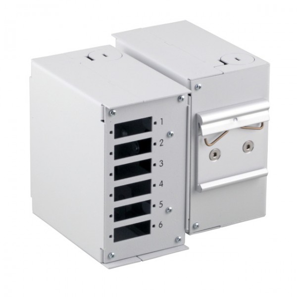 LWL-Patchpanel für Hutschiene(DIN), ohne Blende/Kupplungen,